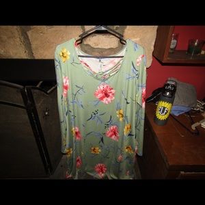 Moa Floral Long Sleeve Dress